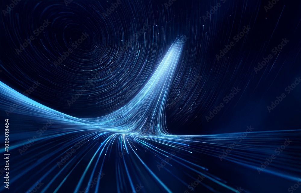 Poster abstract background with streaks of light creating a swirling, dynamic pattern.