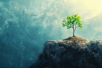 Hopeful digital artwork conveying optimism, vibrant colors blend to create an uplifting atmosphere, inspiring a sense of possibility and renewal