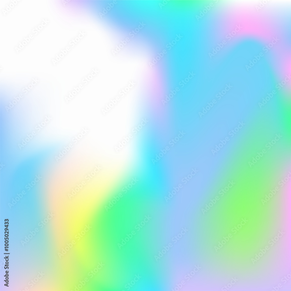 Poster iridescent background. metal mesh. pearlescent gradient. hippy shiny gradient. unicorn foil. neon gl