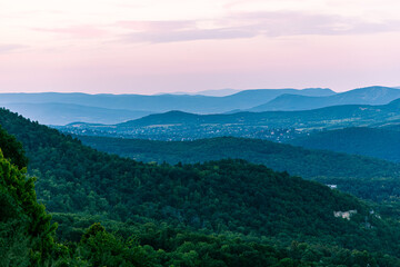 landscape with clouds