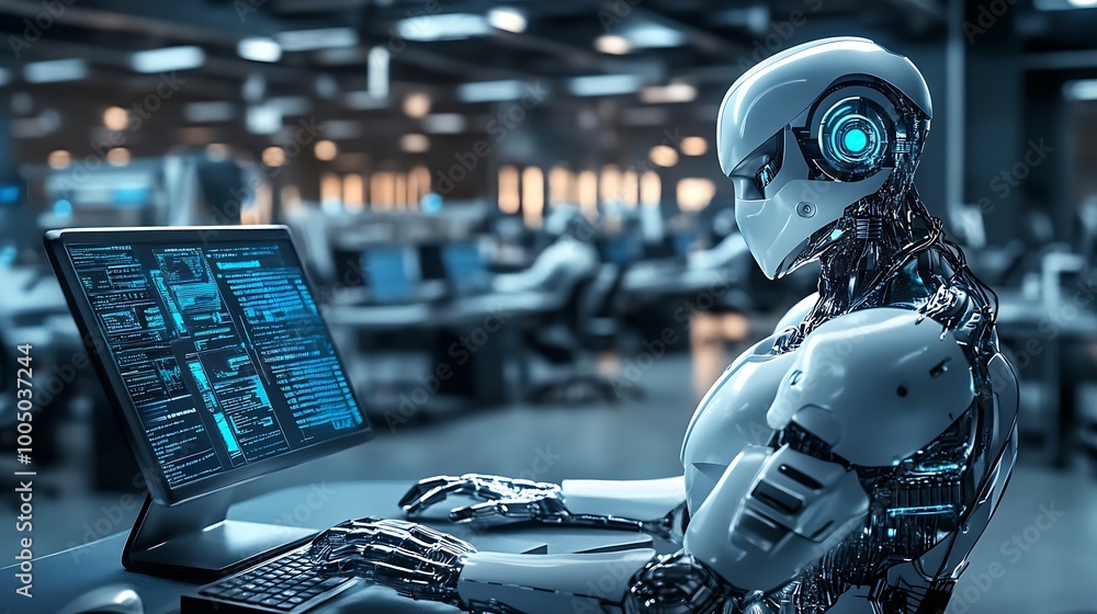 Poster AI technology reshaping job types and creating new roles : Generative AI