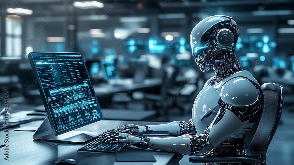 Poster AI technology reshaping job types and creating new roles : Generative AI