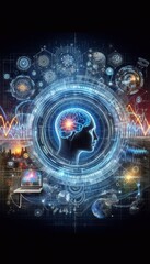 Obraz premium Forschung Mensch Ki