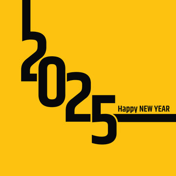 Happy New Year 2025 post idea for Instagram and Facebook