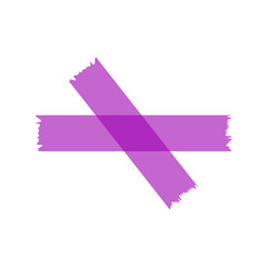 Pink Transparent Masking Tape. Vector Illustration