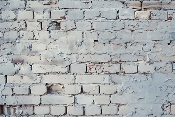 Fototapeta premium White brick wall texture. Abstract background for design.