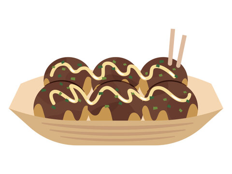 たこ焼きのイラスト