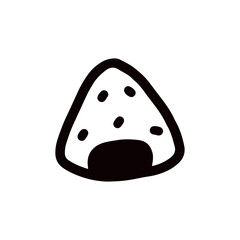 onigiri icon design vector illustration