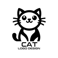 Cat Vector Logo Design