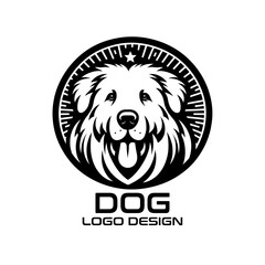 Fototapeta premium Dog Vector Logo Design