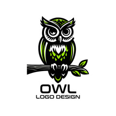 Owl Vector Logo Design