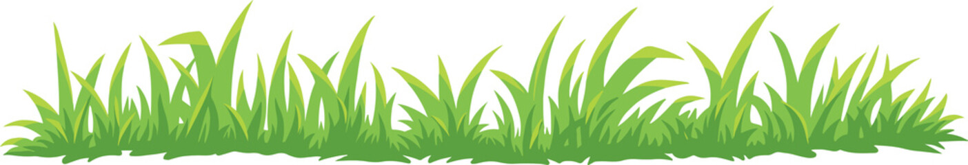 Tree shrub. Green grass.