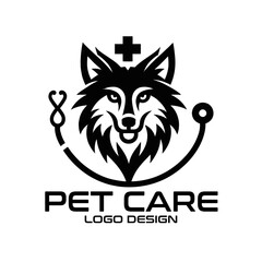 Pet Care Vector Logo Design