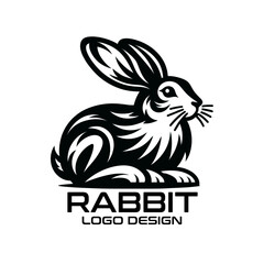 Rabbit Vector Logo Design