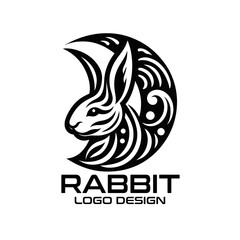 Rabbit Vector Logo Design