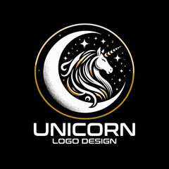 Unicorn Vector Logo Design