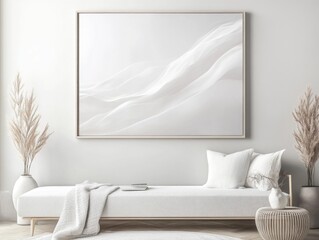 Modern Artwork in a Stylish Living Room