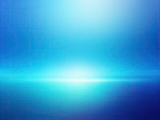 Obraz premium Vibrant blue gradient background with subtle texture, evoking a sense of calmness and serenity, perfect for corporate, technology, or social media design projects.