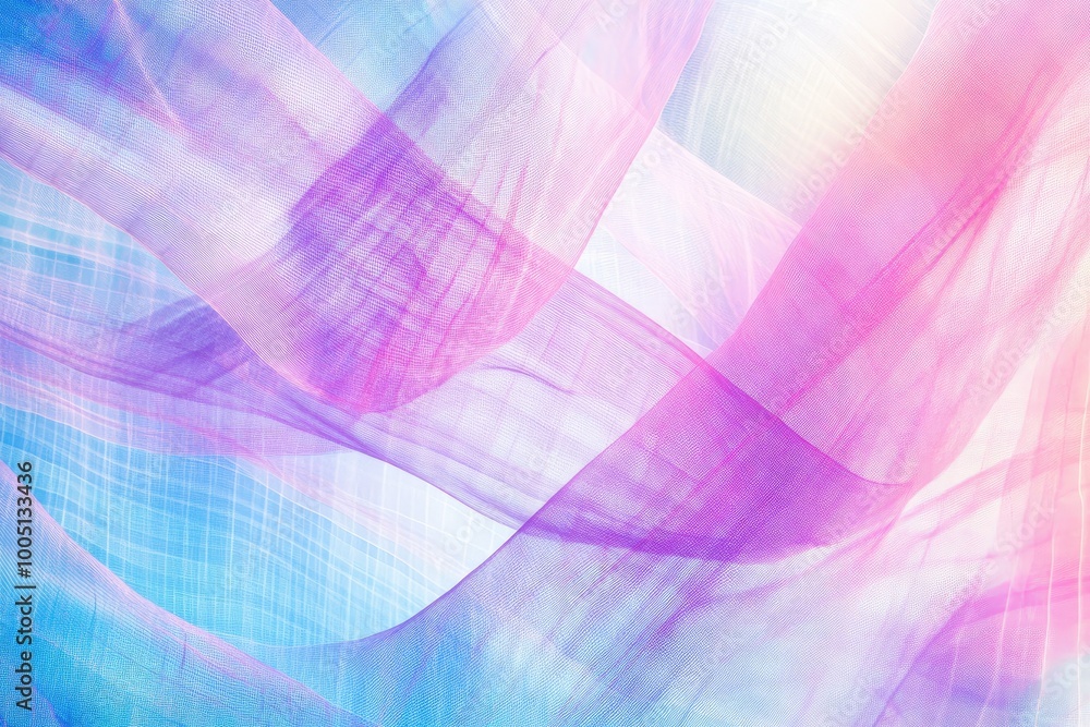 Aufkleber a soft blend of pastel colors creating an ethereal atmosphere with flowing patterns and delicate tex