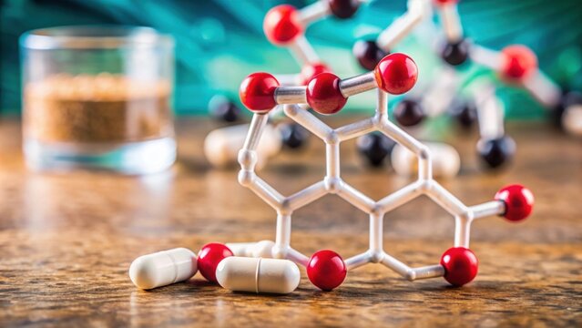 Products with phenylalanine, selective focus, phenylalanine, selective focus, food, ingredient, sweetener