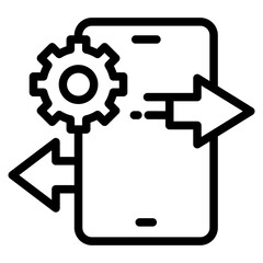 mobile phone payment icon