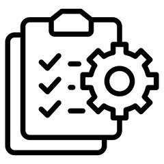 Checklist clipboard vector icon