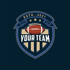 Rugby Vector , American Football Sport Logo Vector