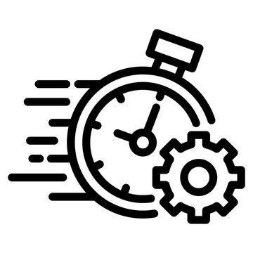 recommend clip art: Time speed icon. Solid icon vector illustration.
