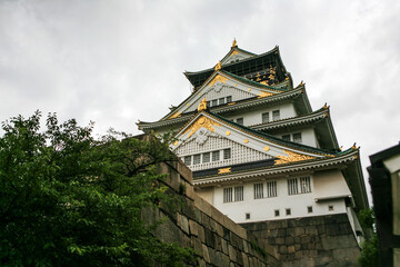 the building of Osaka Castle