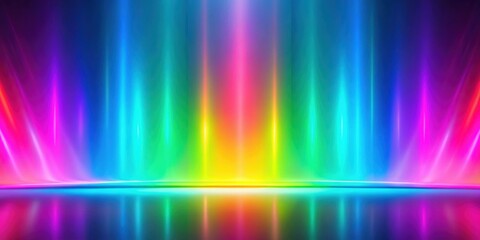 Neon holographic gradient abstract background with vivid rainbow colors , neon, holographic, gradient, abstract, background
