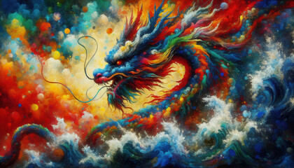 Obraz premium 龍 Dragon