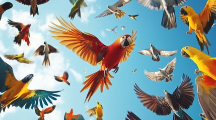 Obraz premium Gravity's Influence on Animals: Investigate How Gravity Shapes the Lives and Movements of Various Animal Species in Their Natural Habitats