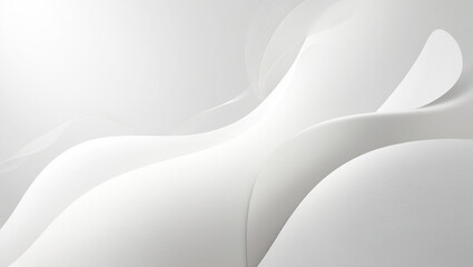 White Gradient Background with Soft Light Fade and Subtle Transition Effect