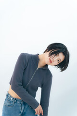 女性のファッションポートレート