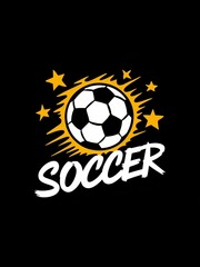 soccer ball with design