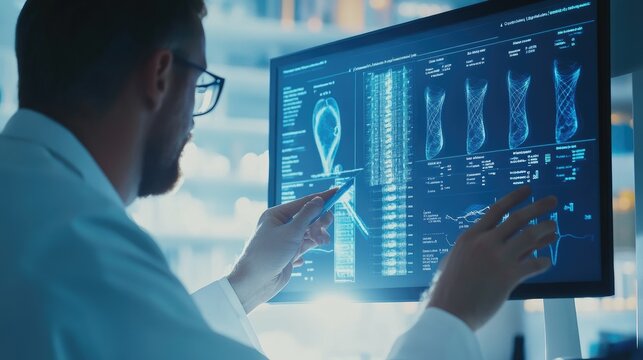 Doctor Explaining DNA Test Results to Patient