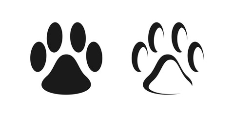dog and cat footprint icon vector design
editable footprint icon,paw
