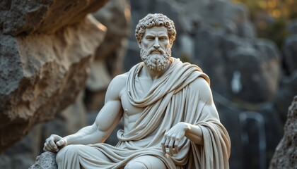 Stoic Statue, Roman And Greek Stoics And Stoicism Motivational And Inspirational Quotes