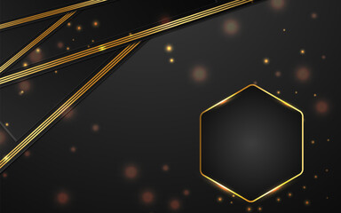 Geometric shapu luxury color background banner