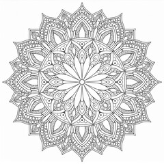 曼荼羅の塗り絵