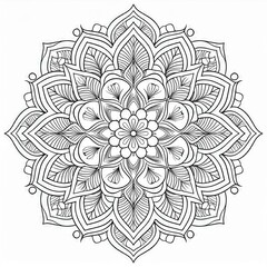 曼荼羅の塗り絵