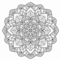 曼荼羅の塗り絵