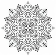 曼荼羅の塗り絵