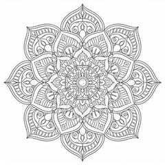 曼荼羅の塗り絵