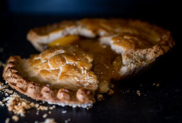 homemade apple pie for the holiday season.
