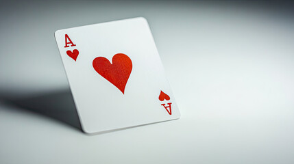 Obraz premium card ace on a transparent background