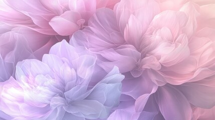 Naklejka premium Abstract Floral Background - Delicate Pink and Purple Flower Petals Texture