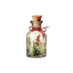 Yule wish bottle