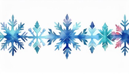 雪の結晶のライン