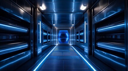 Naklejka premium Thermal Energy Storage with Turbine Integration